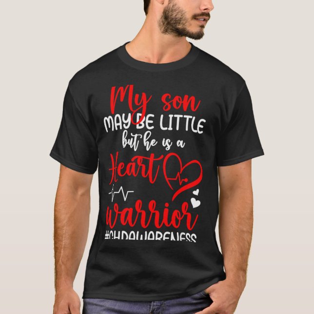 Camiseta Heart Warrior Mother Chd Awareness Chd Mom Of A Ch (Anverso)