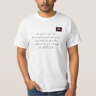 Camiseta HeartAndLungs, aire entra y hacia fuera, la sangre