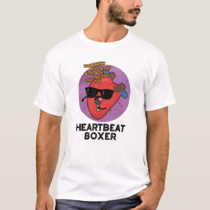Camiseta Heartbeat Boxer Funny Music Heart Pun
