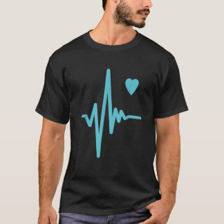 Camiseta Heartbeat Corazón Amor Ritmo Parejas Como