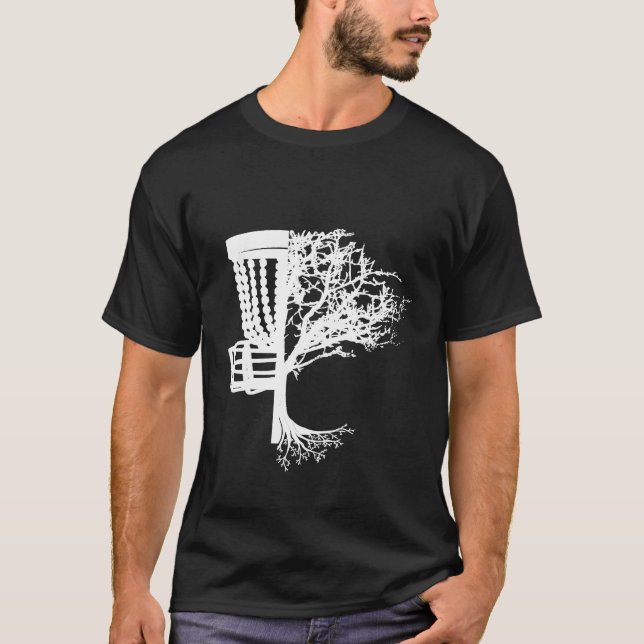 Camiseta Heartbeat Disc Golf I Retro Player Frisbef frolf (Anverso)