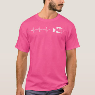 Camiseta Heartbeat Heartbeat Rate Heart Line Crappie