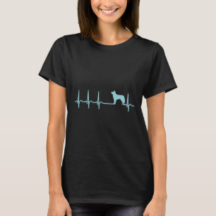 Camiseta Heartbeat Husky Guay Funny Nerdy Comic Gráfico H