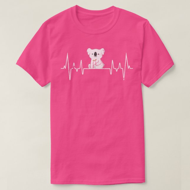 Camiseta Heartbeat Koala (Diseño del anverso)