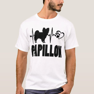 Camiseta Heartbeat - Papillon - Mejor Amigo del Perro