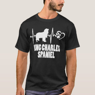 Camiseta Heartbeat - Rey Charles Spaniel - Mejor Amigo del 