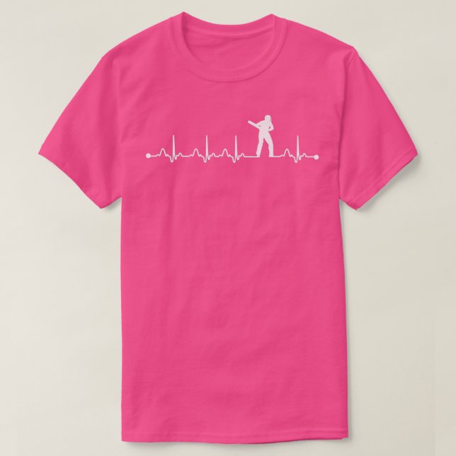 Camiseta Heartbeat Shirt Cricket Heartbeat Love Gift (Diseño del anverso)