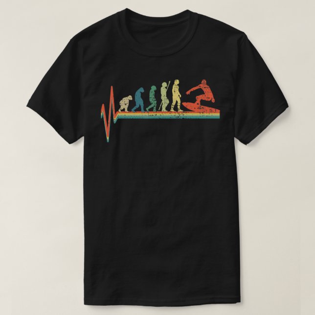 Camiseta Heartbeat Surf Gift (Diseño del anverso)
