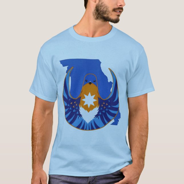 Camiseta Heartland Blue Wing Alliance 2 (Anverso)