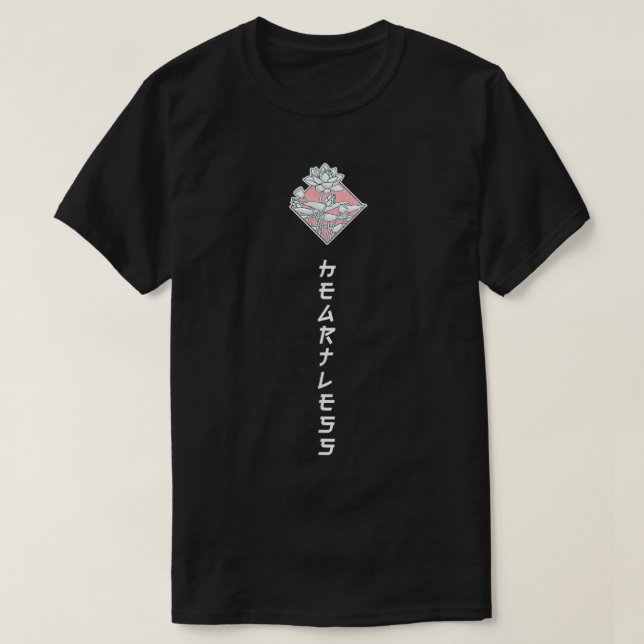 Camiseta Heartless  Soft alt clothing  (Diseño del anverso)