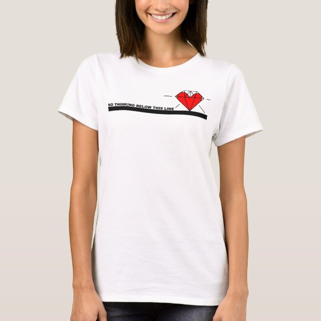 Camiseta Heartline de la mente (Anverso)