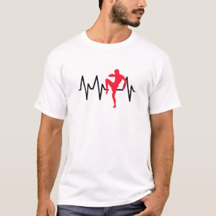 Camiseta Heartline Sport Muay Thai Boxing Martial Art Heart