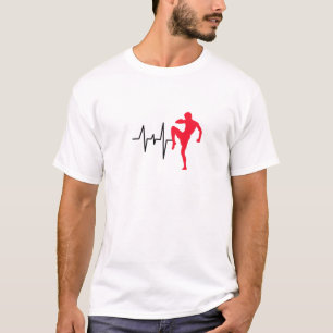 Camiseta Heartline Sport Muay Thai Boxing Martial Art Heart