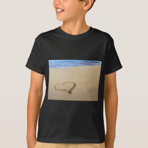 Camiseta Hearts Beach Sand Tropical Paradise Destiny