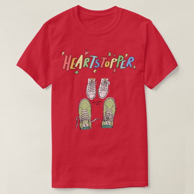 Camiseta Hearts Leaves Cute Shoes Stopper s Love Gay Pride  (Diseño del anverso)