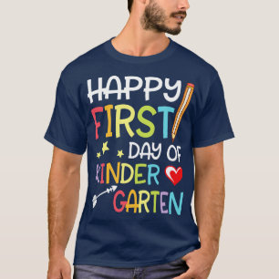 Camiseta Hearts Stars Arrow Student Happy First Day