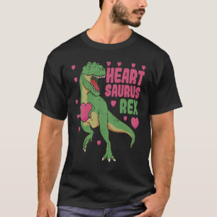 Camiseta Heartsaurus Rex Dab Dance Heart Dino Valentines Da