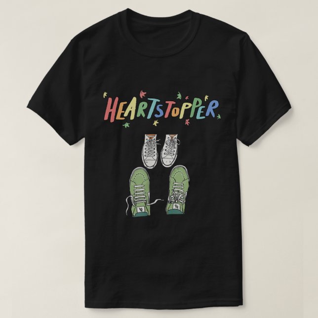 Camiseta Heartstoppers Leaves Cute Shoes Heartstopper Love  (Diseño del anverso)