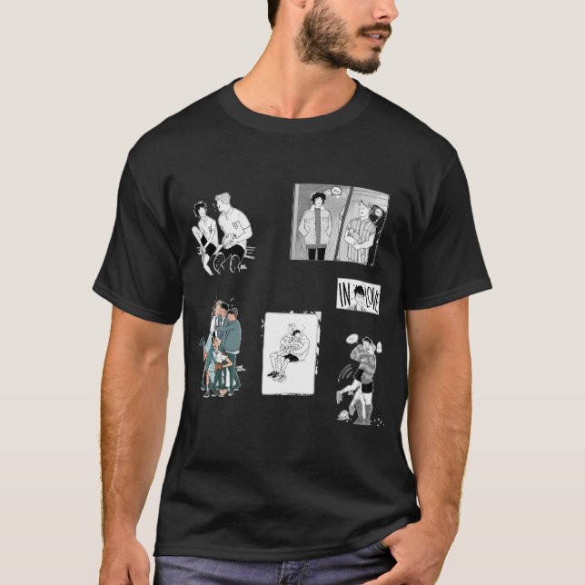 Camiseta Heartstopter Series Stickerimnet Valor limitado (Anverso)