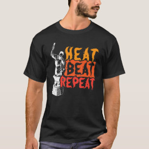 Camiseta Heat Beat Repeat Metalsmith Forging Blacksmith
