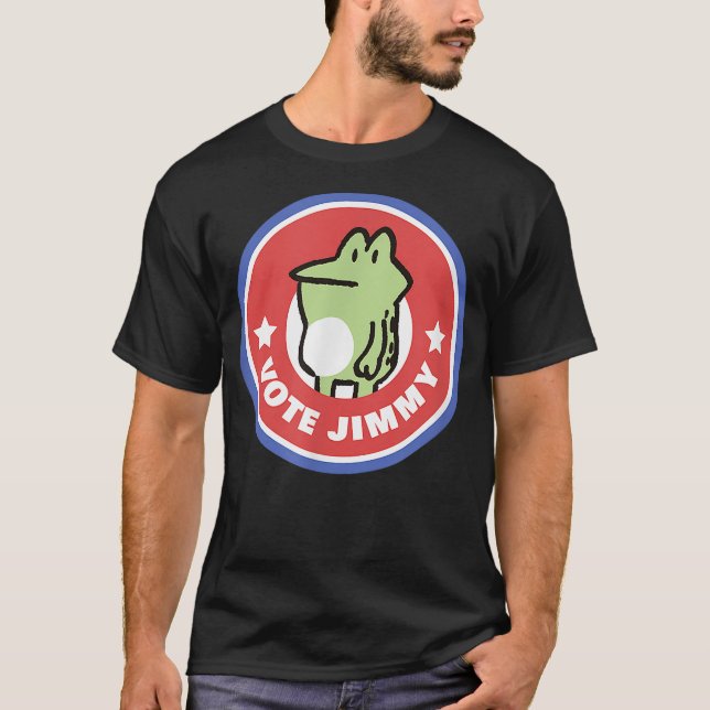 Camiseta Heathcliff Gang  Vote Jimmy Frog (Anverso)