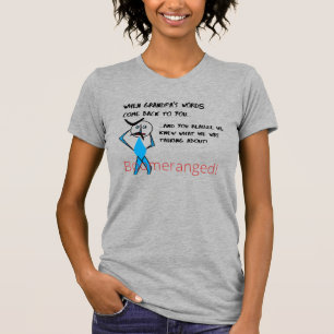 Camiseta Heather Gray - Las palabras del abuelo se balancea