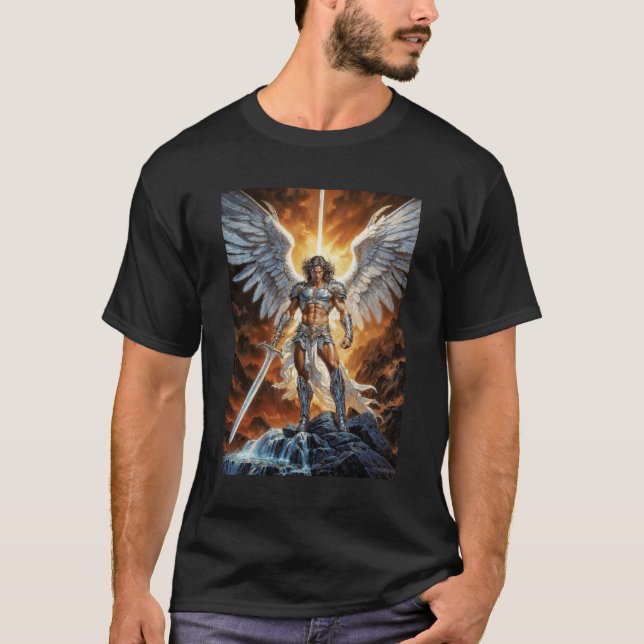 Camiseta Heaven’s Golden Vanguard Archangel Michael (Anverso)
