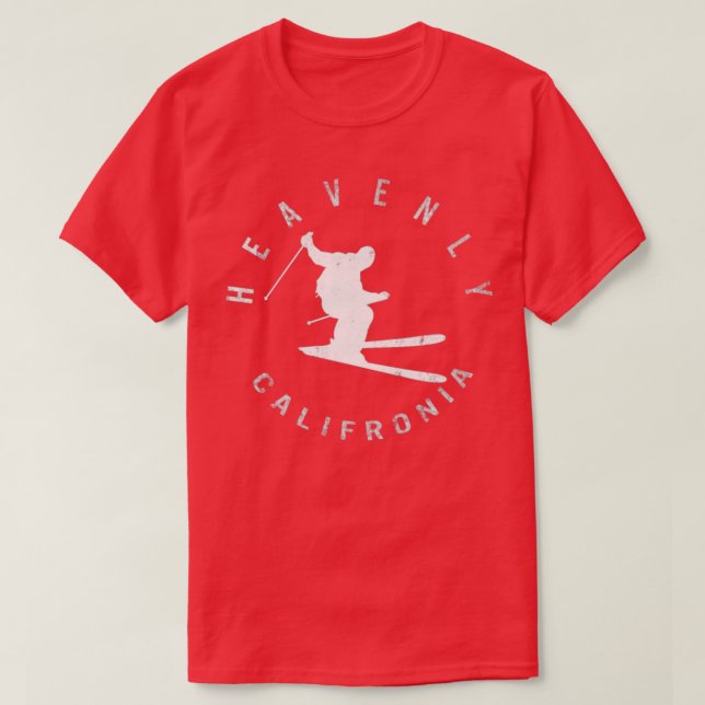 Camiseta Heavenly Mountain Ski Resort Skiing Gift (Diseño del anverso)