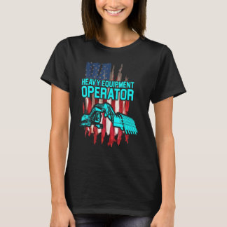 Camiseta Heavy Equipment Operator Plans Driver