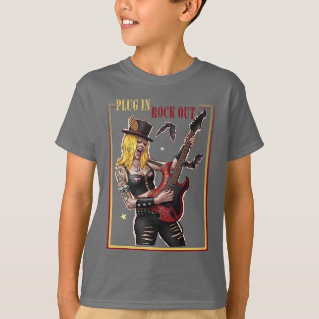 Camiseta Heavy Metal – Conecta. Rockea. (Anverso)