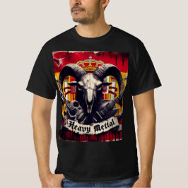 Camiseta Heavy metal español