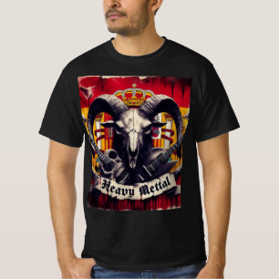 Camiseta Heavy metal español