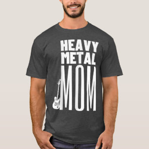 Camiseta Heavy Metal Mom Band Music Festival Concert WomenG