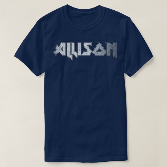 Camiseta Heavy metalizado Allison (Diseño del anverso)