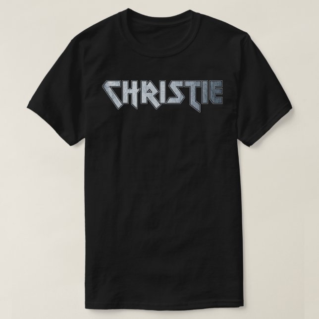 Camiseta Heavy metalizado Christie (Diseño del anverso)
