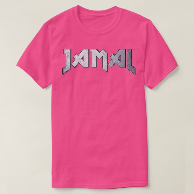 Camiseta Heavy metalizado Jamal (Diseño del anverso)