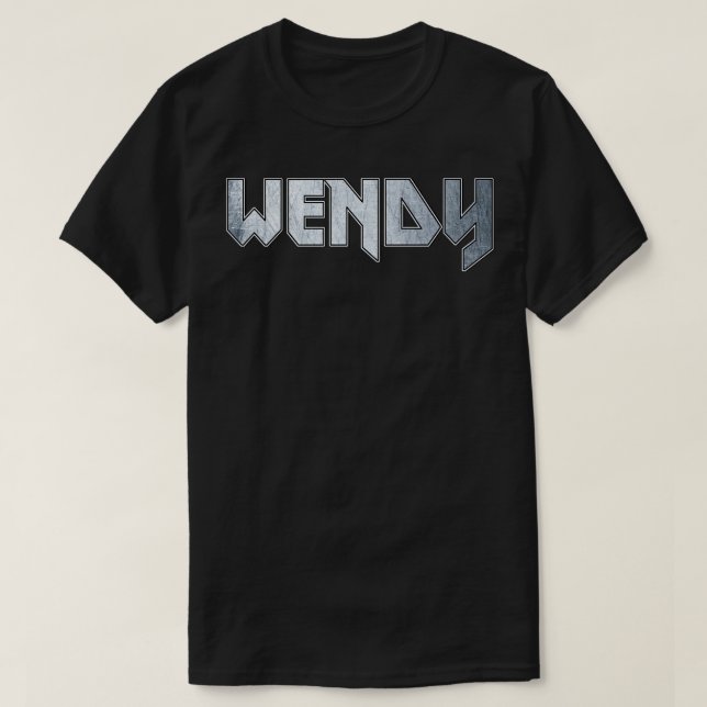 Camiseta Heavy metalizado Wendy (Diseño del anverso)