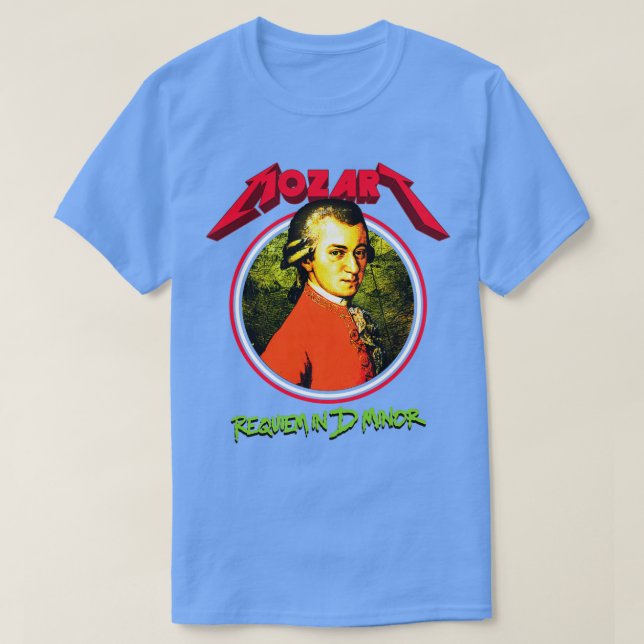 Camiseta Heavy Mozart  (Diseño del anverso)