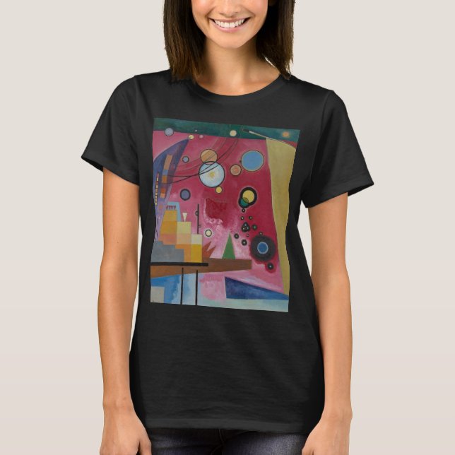 Camiseta Heavy Red de Wassily Kandinsky (Anverso)