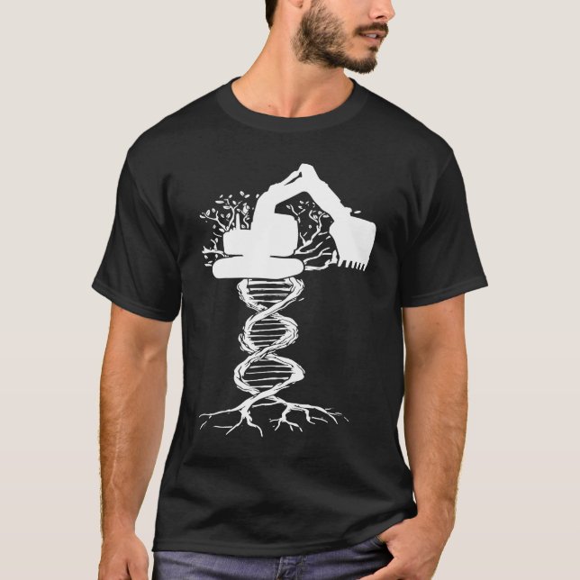 Camiseta heavy work construction equipment heavy equipment  (Anverso)