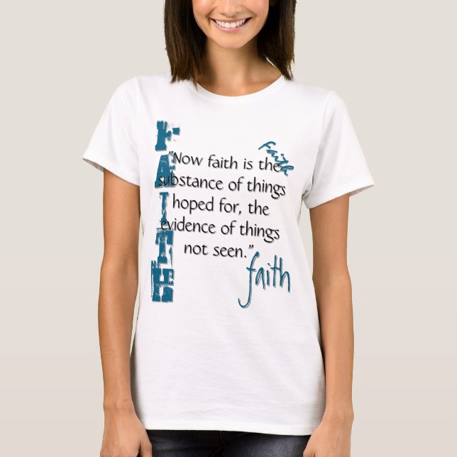 Camiseta Hebreos 11:1 Paso (Anverso)