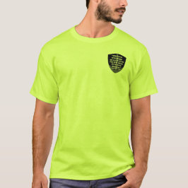 Camiseta Hebreos de seguridad 6:19 en amarillo