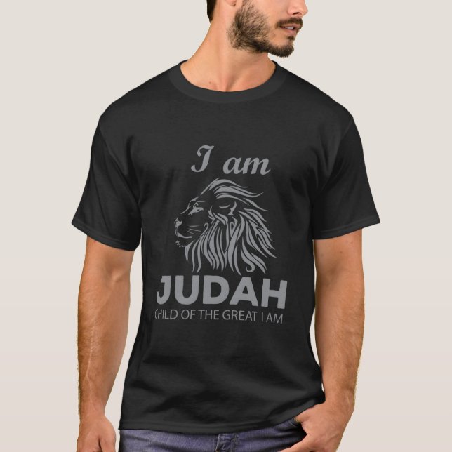 Camiseta Hebrew Israelite I Am Judah Lion Child (Anverso)