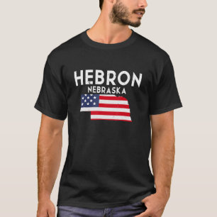Camiseta Hebron Nebraska Estados Unidos de América Viajes N