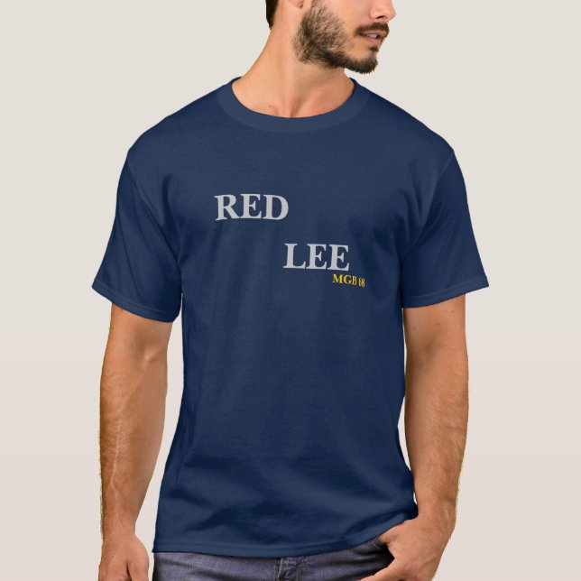 CAMISETA HECES, MGB 68, ROJO (Anverso)