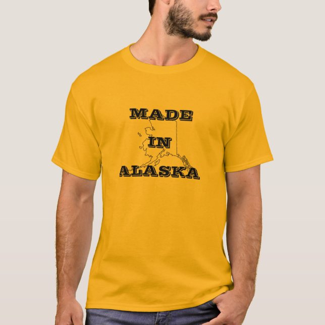 Camiseta HECHA EN ALASKA (Anverso)