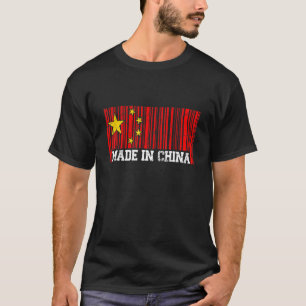 Camiseta Hecha En Bandera China