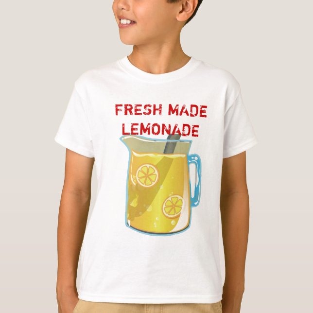 Camiseta HECHA FRESCA de la LIMONADA (Anverso)