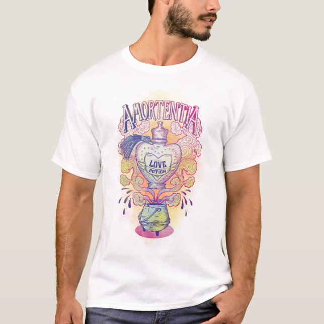 Camiseta Hechizo de Harry Potter | Frasco de Poción de Amor (Anverso)