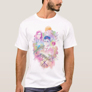 Camiseta Hechizo de Harry Potter   Harry, Hermione y Ron en